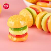 雅富夹心糖 汉堡橡皮糖 酸甜果味硬糖