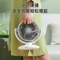 维哈曼VIHAM空气循环扇 家用自动摇头充电小电风扇