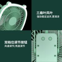 维哈曼VIHAM桌面台灯风扇 壁挂台式无线充电电风扇小夜灯