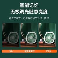 维哈曼VIHAM桌面台灯风扇 壁挂台式无线充电电风扇小夜灯