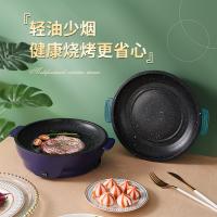 粤器多功能电烤盘 智能温控不粘电煎盘电烤炉