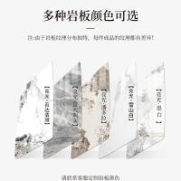 比象木业餐桌椅 意式轻奢极简1.2/1.4米电磁炉岩板餐桌