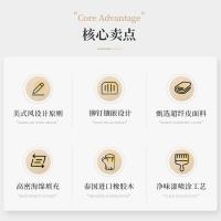 比象木业实木换鞋凳 美式客厅橡胶木小凳子