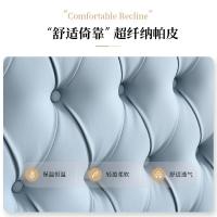 比象木业橡胶实木床 1.8米气压高箱储物真皮软靠公主床单双人婚床