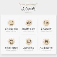 比象木业橡胶实木床 1.8米气压高箱储物真皮软靠公主床单双人婚床